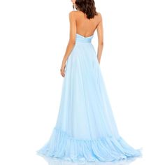 Manufacturer: Mac Duggal Suggested Price: $358.00 Condition: Style Type: Sheath Collection: Mac Duggal Sleeve Length: Closure: Hidden Back Zipper Material: 100% Polyester Fabric Type: Chiffon Specialty: Padded Bust P2833217-2854488The original manufacturer will not honor its Limited Warranty for this product. Flowy Prom Dresses, Flowy Chiffon Dress, Tiered Prom Dress, Halter Evening Dress, Prom Long, Mac Duggal Dresses, Halter Gown, Unique Prom Dresses, Designer Prom Dresses