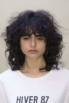 Short Curly Hair Styles, Natural Curly Hair Cuts, Curly Hair Photos, Short Curly Haircuts, Short Curls, Curly Hair Women, Curly Hair With Bangs, Mullet Hairstyle, Cut My Hair