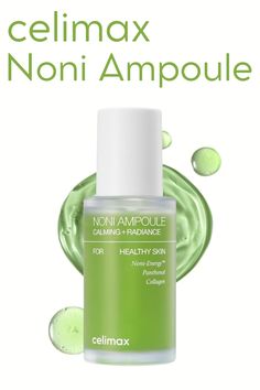 The Celimax Noni Ampoule is a nutrient-rich serum formulated with 71.77% Noni Fruit Extract, known for its antioxidant and anti-inflammatory properties. This ampoule deeply hydrates, soothes irritation, and boosts skin vitality. Packed with vitamins and minerals, it enhances skin elasticity and radiance, making it ideal for dull, tired, or sensitive skin. Noni Fruit, Skin Elasticity, Vitamins And Minerals, Sensitive Skin, Wrinkles, Beauty And Personal Care, Vitamins, Serum, Moisturizer