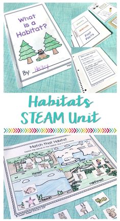 what is a habitat? habitats and steam unit for kids to use in the classroom