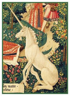 an image of a unicorn in the forest