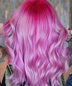 Gorgeous Hair Color, Coloured Hair, Fun Hair, Hair Inspiration Color, Color Inspo, Everything Pink