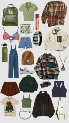 Girl Wishlist, Granola Girl Outfits, Granola Outfits, Cool Outfit Ideas, Cool Outfit, Earthy Outfits, Daily Outfit Inspiration, Neue Outfits, Camping Outfits