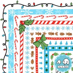 Christmas Clipart Border, School Event Flyer, Holiday Border, Border Styles, Clipart Borders, Diy Christmas Card, Border Clipart, Clip Art Frames, Christmas Clip Art