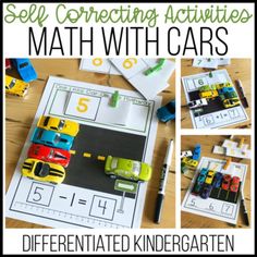 Skills For Kindergarten, Recognizing Numbers, Letter Sound Recognition, Differentiated Kindergarten, Early Childhood Education Activities, Transportation Preschool, Learn Math, Montessori Art, Math Activities For Kids