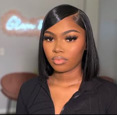 Short Straight Frontal Wig Hairstyles, Closure Bob Sew In, Lace Closure Bob Side Part, 10 Inch Bob Wig For Black Women Side Part, Lace Bob Wig Black Hair, Sew In Bob Hairstyles, Bluntcut Bob Frontal, Weave Bob Hairstyles, Hairstyles List