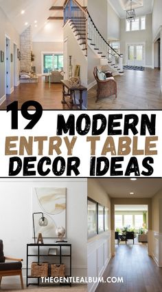 the top ten modern entry table decor ideas