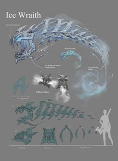 the concept art for ice wrath