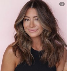 Medium Length Brown Hair, Balayage Long Hair, Wedding Hair Colors, Brunette Hair With Highlights, Brunette Balayage Hair, Brown Hair Balayage, Brown Balayage, Hair Appointment, Hair Crush