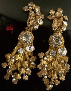 Mariam Haskell, Miriam Haskell Earrings, Shoulder Duster Earrings, Duster Earrings, Walmart Jewelry, Buy Earrings