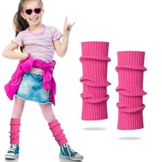 PRICES MAY VARY. 💖 PACKAGE INCLUDE: You will receive 1 pairs of kids size leg warmers (variety of colors for select), 2.75 inch(7cm) in width, 11.8 inch (30cm) in length, size perfect suitable for ages 3 months to 12 years old children; Free size fit most kids, girls, boys and baby, also for ladies. 💖 SOFT & ELASTIC: Toddler leg warmers are made of acrylic high elastic fibers, vibrant colors to make it brighter and last years, popular knitted long socks with high elastic yarn making it stay up Toddler Leg Warmers, Leg Socks, Baby Leg Warmers, Outfit For Kids, Yarn Making, Gloves For Women, Baby Legs, 80s Outfit, Long Socks