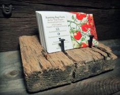 a book sitting on top of a piece of wood