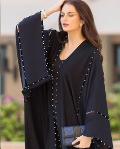 Hijab Abaya, Mode Kimono, Kaftan Abaya, Iranian Women Fashion, Muslim Fashion Hijab, Abaya Designs