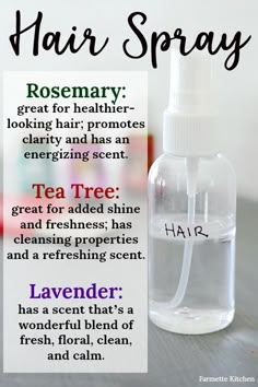 Diy Hair Spray, Nc Map, Oils For Hair, Before School, Diy Sprays, Essential Oils For Hair, Homemade Hair Products, Diy Hair Care, Men Hair