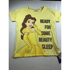 Disney Princess Belle Girls Short Sleeve Yellow Size Medium Tshirt Beauty Sleep Disney Princess Belle, Princess Belle, Beauty Sleep, Short Girls, Kids Shirts, Sleeping Beauty, Shirts Tops, Kids Shop, Sleep