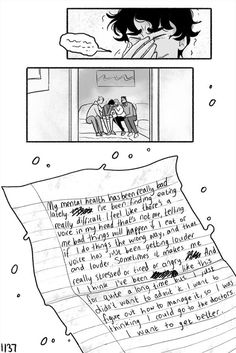 a comic strip with an image of two people in bed