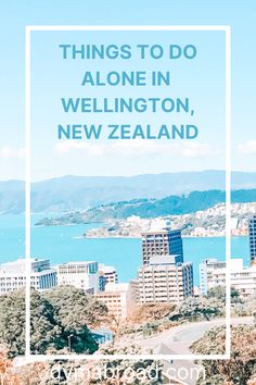 the view of wellington, new zealand with text overlay that reads things to do alone in wellington, new zealand