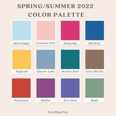 the spring / summer 2012 color palette