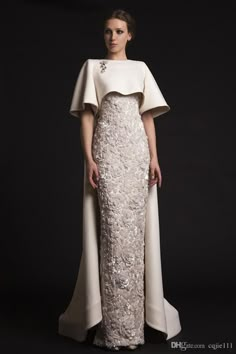 Krikor Jabotian, Gaun Koktail, Baju Kahwin, Trumpet Wedding Dress, Trendy Wedding Dresses, Party Kleidung, Evening Gowns Elegant