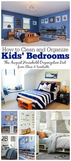 how to clean and organize kids'bedroom the anest - procured organization guide