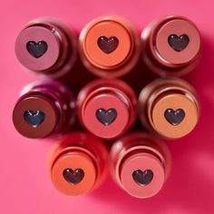 A Tinted Lip Balm With Heart Shaped Core That Moisturizes Lips While Adding A Sheer Tint Of Color. Elf Ecstatic Lip, Elf Hydrating Core Lip Shine Swatches, Elf Hydrating Core Lip Shine, Elf Lip Balm, Hydrating Core Lip Shine, Shine Makeup, Clinique Black Honey, Black Honey, Elf Cosmetics