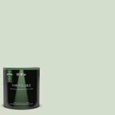 a can of behr paint in light green