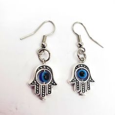 Mini Hamsa Hand Earrings Fatima Hand Pendant Yoga Spirit Buddha Evil Eye Protection Love Lucky Blue Evil Eye Hand Religious Earrings For Women Girls. Length 1.61 Inches, Width 0.4 Inches. Combine And Save Buying More Than One Item. Shipping Is Usually Done Within 24 Hours Of Purchase. Thank You! Bundles Are Available. Evil Eye Hand, Hand Earrings, Blush Earrings, Fatima Hand, Butterfly Earrings Gold, Hand Pendant, Lucky Blue, Punk Earrings, Evil Eye Protection