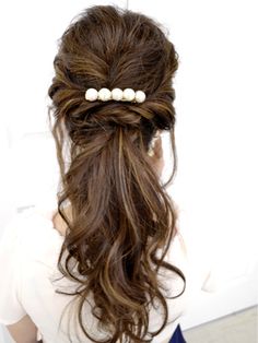 Valentines Hairstyles, Hair Arrange, Bob Hairstyles For Fine Hair, Make Up Hair, Ponytail Hairstyles