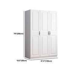 an image of a white closet with measurements for it's doors and drawers on the wall