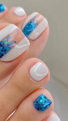 Ongles Beiges, Summer Toe Nails