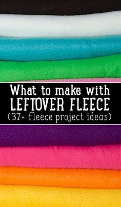 what to make with leftover fleeies and how to use them for project ideas