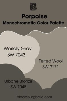 the back side of a business card for porpose monochromaticic color palette