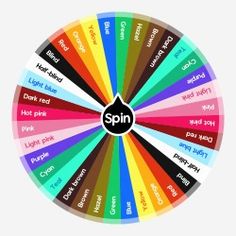 a spinning wheel with the words spin written in different languages on each side and below it