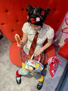 #pucca #strawberry Strawberry Outfit, Anime Cosplay Makeup, Cute Photography, J Fashion, Fashion Images, Cute Fits