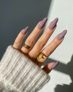 Nail Paint Shades, Plain Nails, Hello Nails, July Nails, Elegant Nails, Healthy Nails, Purple Nails