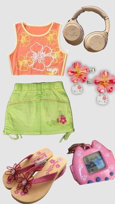 Kida Disney, Tropical Outfits, Tropical Girl, Gyaru Fashion, Coconut Girl, Character Outfits