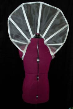 Child Spiked Mesh Elizabethan Collar. Made with plastic boning and Satin Ribbon. Made to order One size fits most Elizabethan Collar, Star Children, Stand Up Collar, Ribbon Colors, Orange Gold, Adult Costumes, Burgundy Red, Satin Ribbon, Stand Up