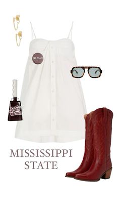 Ms State Game Day Outfit, Texas A&m Gameday Outfit, Mississippi State Aesthetic, Msu Game Day Outfit, Mississippi State Game Day Outfit, Rush Week Outfits, Gameday Fits, Preppy Country, Gameday Outfits