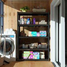 the laundry room is clean and ready for us to use