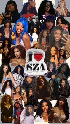 i love skaa collage with many different women in the same photo, including one woman