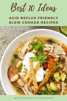 Acid Reflux Friendly Slow Cooker Recipes Non Acidic Food Recipes, Low Purine Recipes Meals, Acid Reflux Friendly Soups, Gerd Friendly Crockpot Recipes, Diet For Gerd Reflux Disease, Gerd Diet Recipes Dinners, Gerd Crockpot Recipes, Low Acid Meals Reflux Diet, Recipes For Acid Reflux Meals