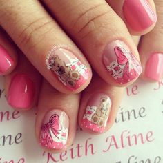 Instagram photo by @unhas.keithaline via ink361.com Baby Nail Art, Gaming, Nail Art, Social Media, Media, Instagram Photo, Nails