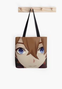 Soft polyester canvas shopping bag with edge-to-edge print on both sides. Fully lined for extra strength. Three sizes to choose from. Foul Legacy, Childe Genshin Impact, Childe Genshin, Genshin Meme, Childe Tartaglia, Alpha Werewolf, Poke The Bear, Face Meme, Anime Merch