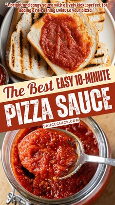 the best easy - to - minute pizza sauce