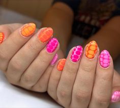 French Rosa, Croc Nails, Hippie Nails, Casual Nails, Simple Acrylic Nails