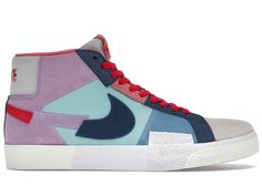 Check out the Nike Blazer Mid Mosaic available on @StockX Nike Sb Zoom Blazer Mid, Nike Sb Zoom Blazer, Nike Sb Blazer, Nike Snkrs, Nike Sb Zoom, Nike Blazers Mid, Blue Mosaic, Turquoise Leather, Nike Brand