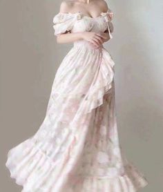 https://www.instagram.com/amonbelamour/ Pink Flower Dress, Roses Dress, Vintage Slip Dress, Style Kawaii, فستان سهرة, Fantasy Dress, Fairy Dress, Rose Dress