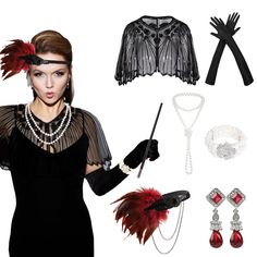 an image of a woman wearing costume and accessories