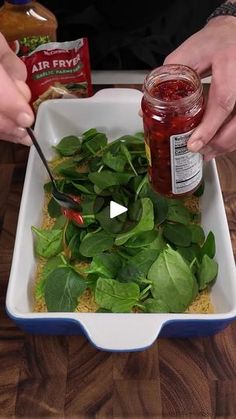 226K views · 1.2K reactions | Dump and Bake: Tuscan Chicken 🤩 | Dump and Bake: Tuscan Chicken 🤩 | By Best Athlete Performance | Gonna start off adding some
orzo pasta to a casserole dish. Orzo is like rice shaped pasta.
On top of that about two cups of baby spinach leaves. This is
going to add some color. Add a little bit of nutrients. On top
of that some sun dried tomatoes with the oil. I love these
things. They're super sweet. They add a nice savory notes to
any dish really. And I'm just going to sprinkle that over
everything. And then for the next step we're just going to
add a little bit of diced shallots. We can also use red
onions here. You could use regular onions if you like. But
onions is going to elevate this dish a lot. And then some
minced garlic. I'm using it out of this squ Dump Tuscan Chicken, Tuscan Chicken Orzo Dump And Bake, Dinner Ideas Orzo, Dump And Bake Tuscan Chicken Orzo, Dump And Bake Tuscan Chicken, Josh Elkin, Dump And Bake, Shaped Pasta, Food Pop