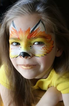 Fox Face Paint, Animal Face Paintings, Kids Face Painting, Face Painting Inspiration, Fox Animal, Face Painting Easy, Painting Kids, Kids Face Paint